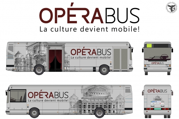 Design graphique de L'Opérabus